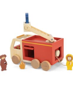 Trixie Feuerwehrauto aus Holz (18m+)