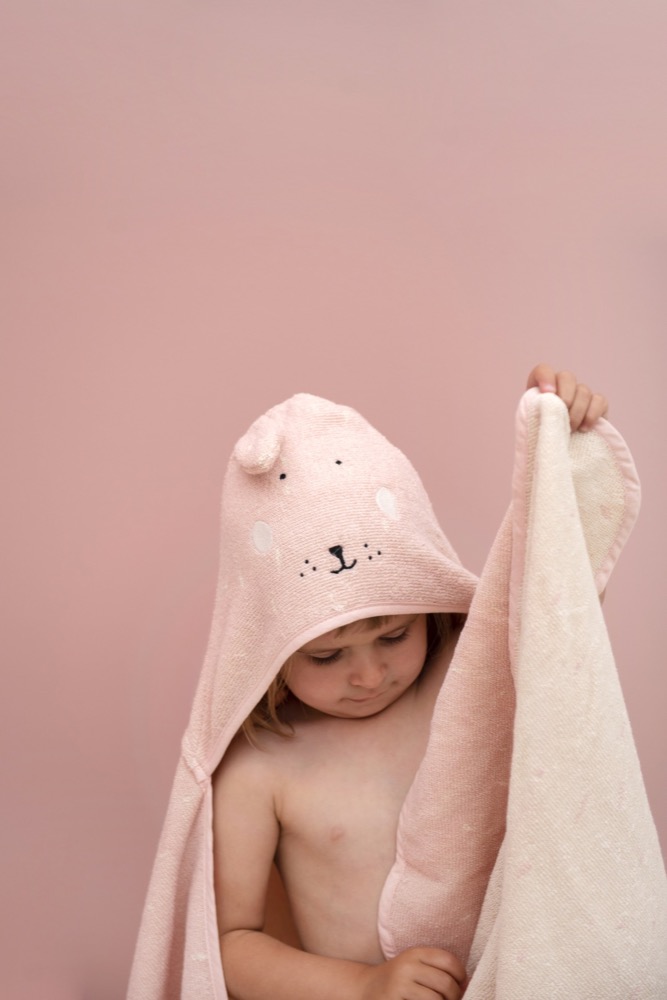 Trixie Kapuzen Badetuch 70x130 cm (18M+) | Hase – Bild 8