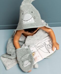 Trixie Kapuzenbadetuch 75x75cm | Hai