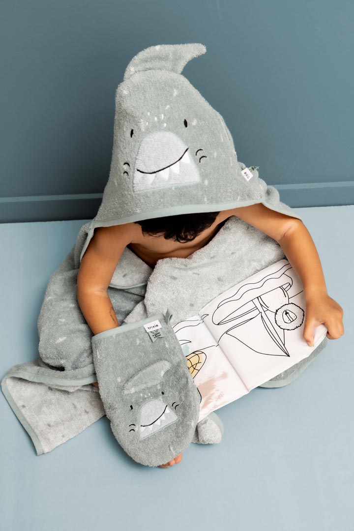 Trixie Kapuzenbadetuch 75x75cm | Hai