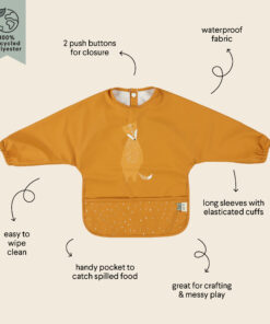 Trixie Wasserdichtes Lätzchen mit Ärmeln | Fuchs