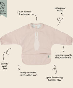 Trixie Wasserdichtes Lätzchen mit Ärmeln | Hase