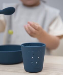 Trixie Silikon Becher 2er Set | Elefant – Perfekt für kleine Hände