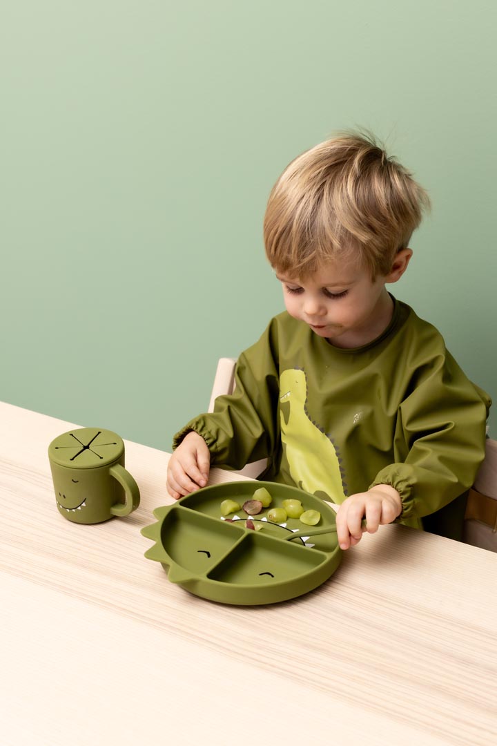 Trixie Silikon Kinderteller mit Saugnapf | Dino – Bild 4