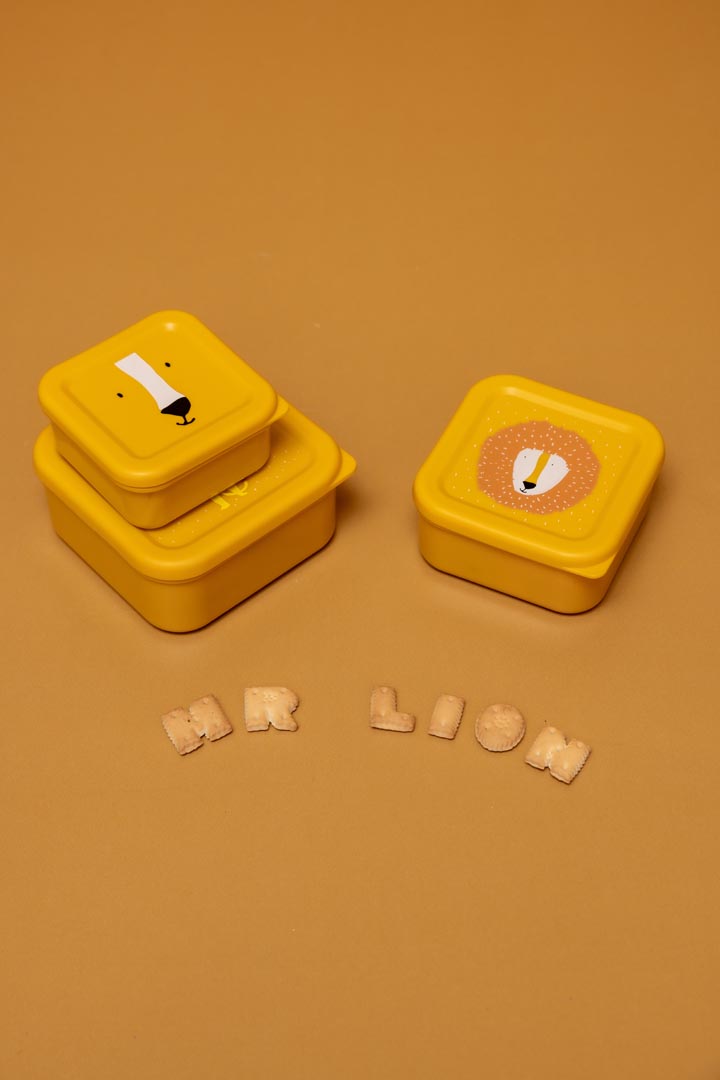 Trixie 3er-Set Snackboxen stapelbar | Löwe – Bild 4