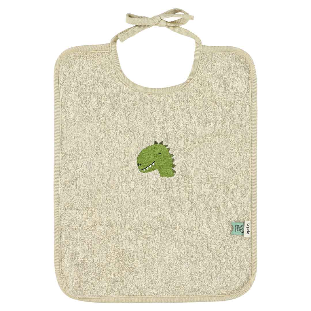 Trixie Frottee Lätzchen XL 2er-Pack (100% Bio Baumwolle) | Aura Dino – Bild 2