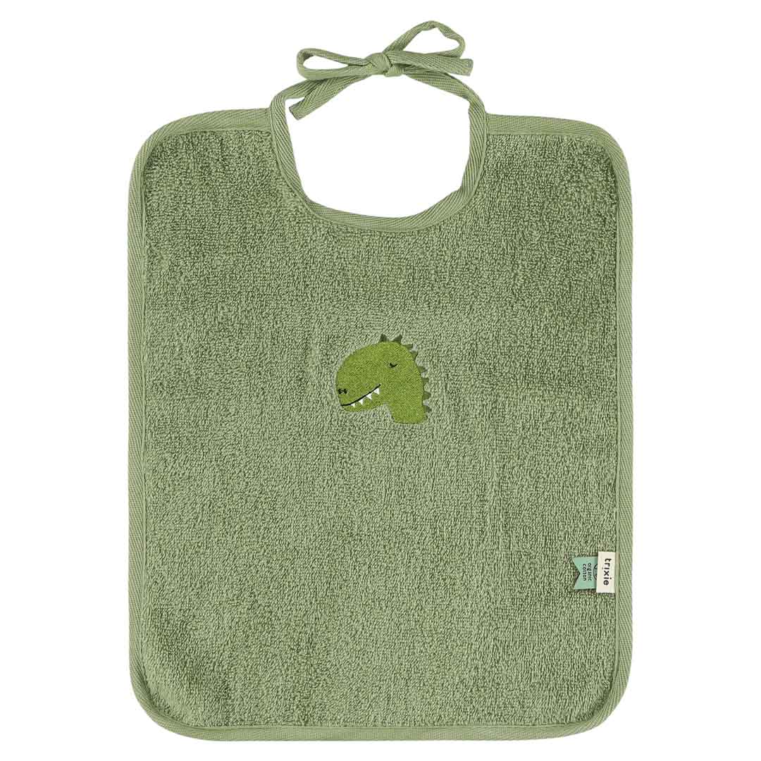 Trixie Frottee Lätzchen XL 2er-Pack (100% Bio Baumwolle) | Aura Dino – Bild 3