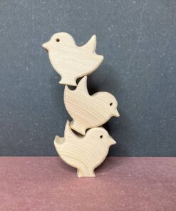 WOODLETTERS Holztier aus Arvenholz (Made in CH) | Vögeli